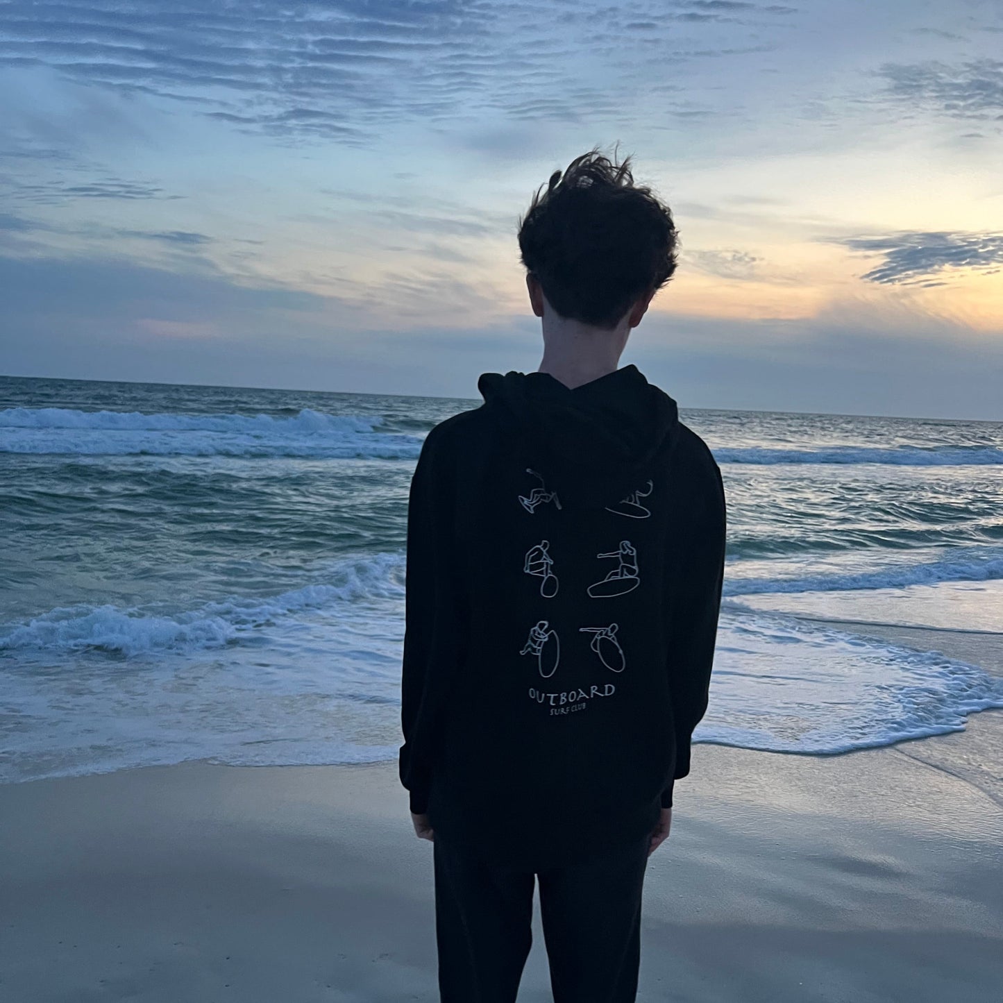 Surfer Silhouette Hoodie