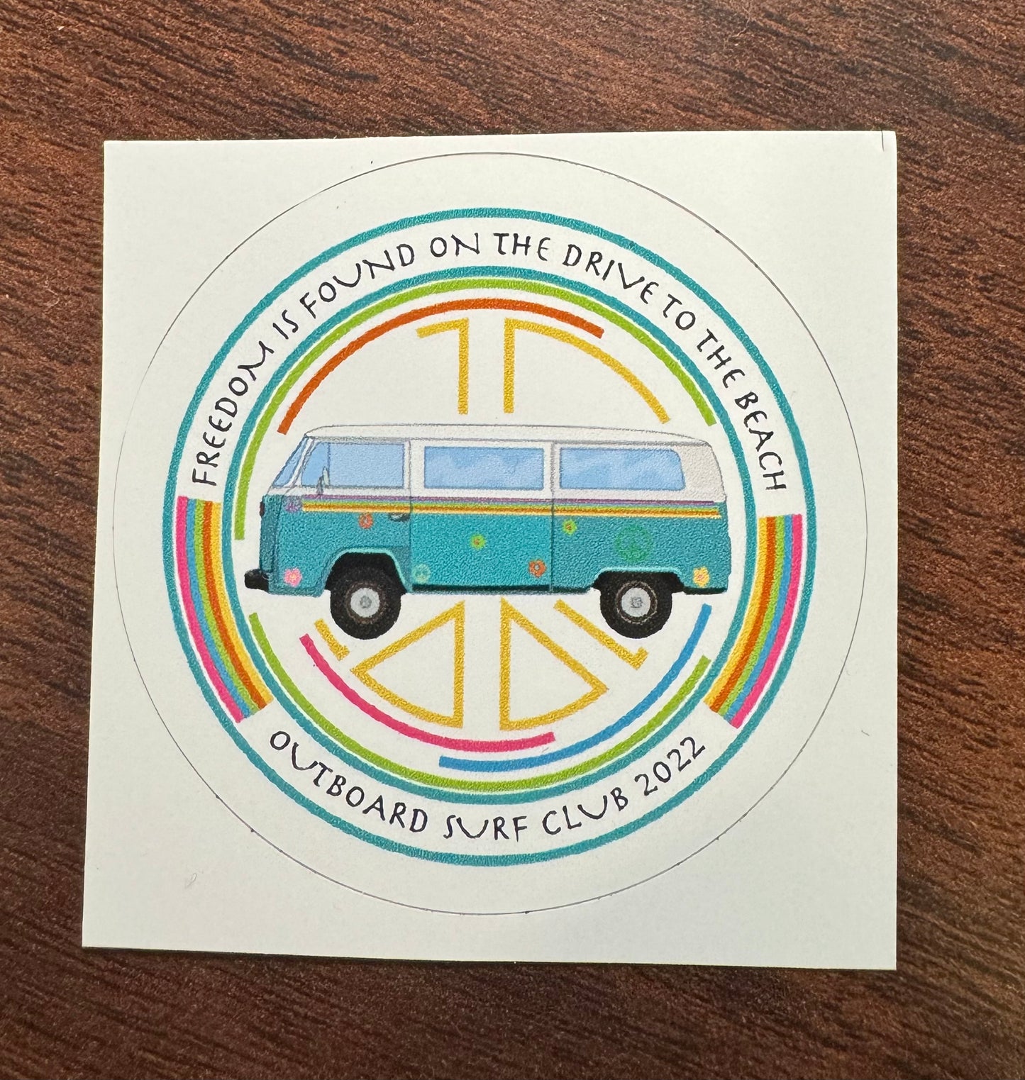 Hip Van Vinyl Sticker