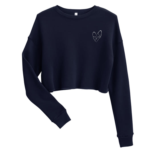 Croped Heart Sweatshirt